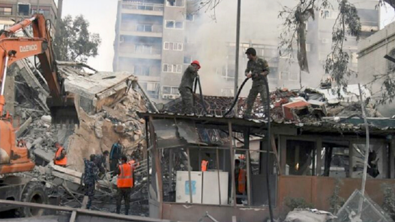 İsrail'in Şam'daki İran konsolosluğuna düzenlediği saldırıda ölü sayısı 16'ya yükseldi