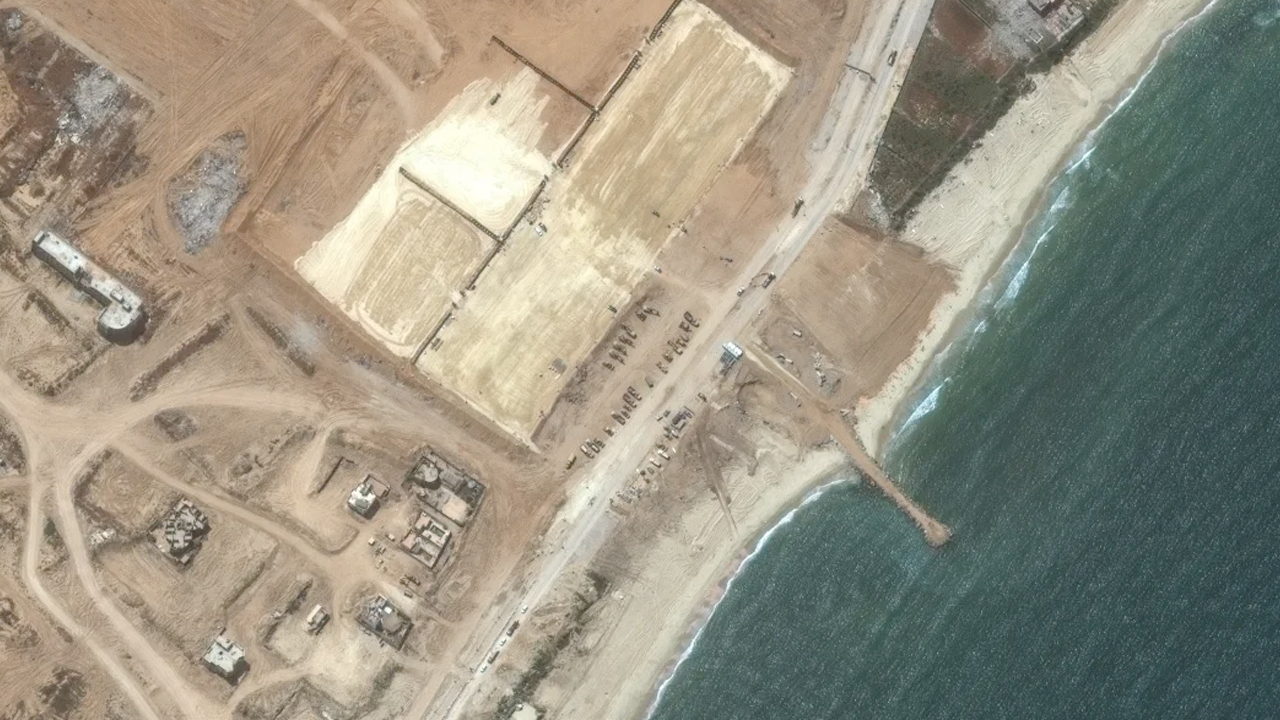 ABD Gazze'de liman inşasına başladı