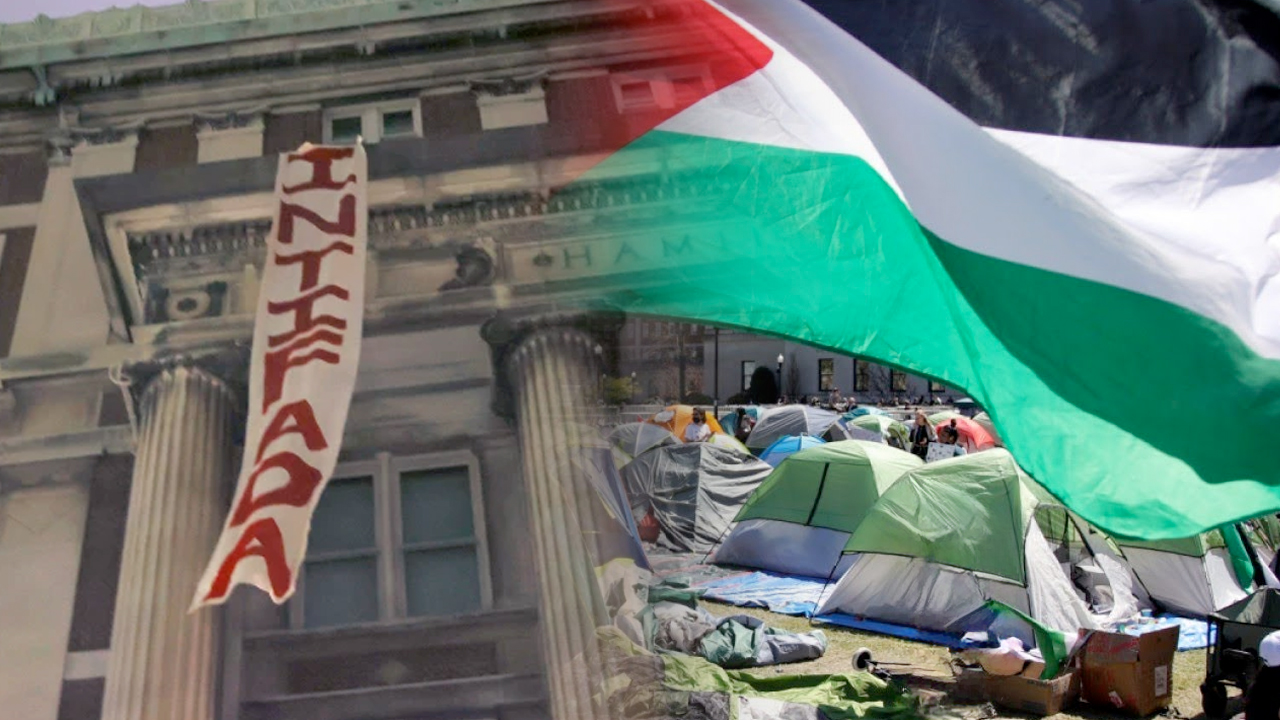 ABD'de üniversite öğrencileri İsrail'in Gazze'deki katliamlarına karşı Columbia Üniversitesi binasını ele geçirdi