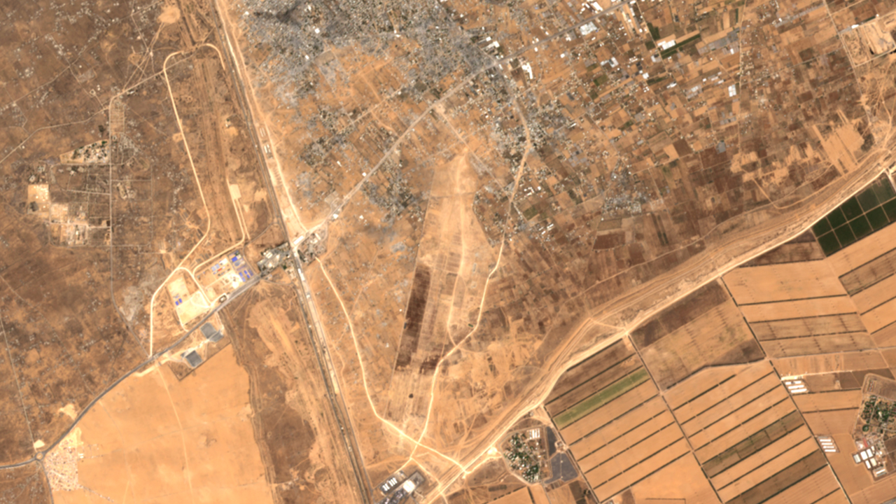 İsrail işgalinin Refah'ta yol açtığı yıkım uydu görüntülerinde