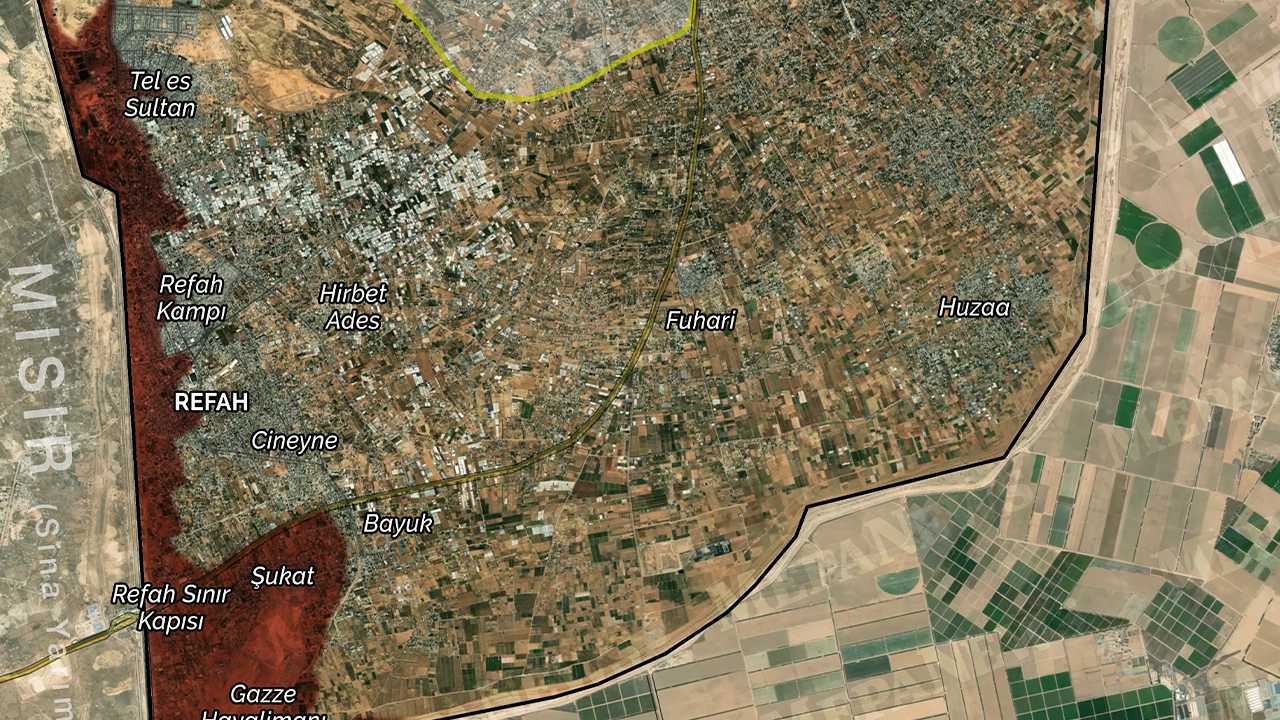 Harita | İsrail'in Refah işgalinde son durum