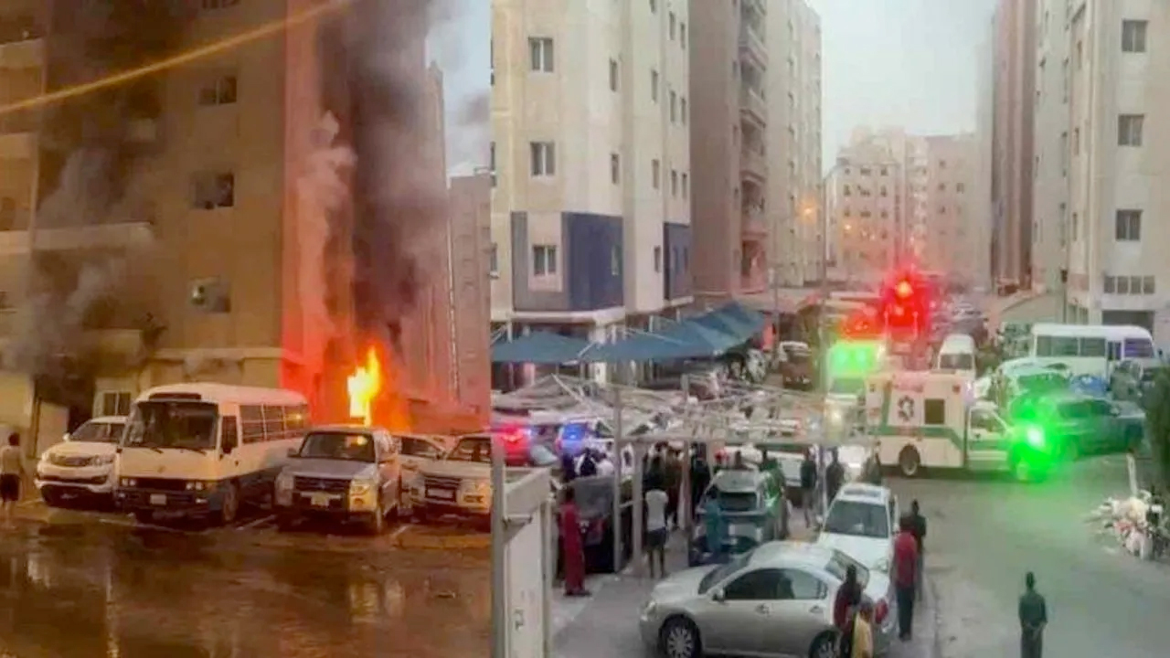 Kuveyt'te meydana gelen yangında 39 kişi can verdi