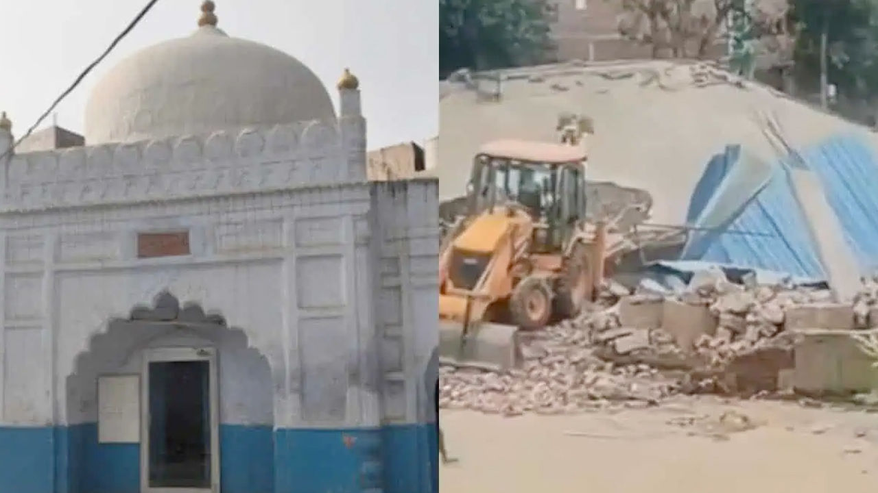 Hindistan yönetimi tarihi bir camiyi yıktı