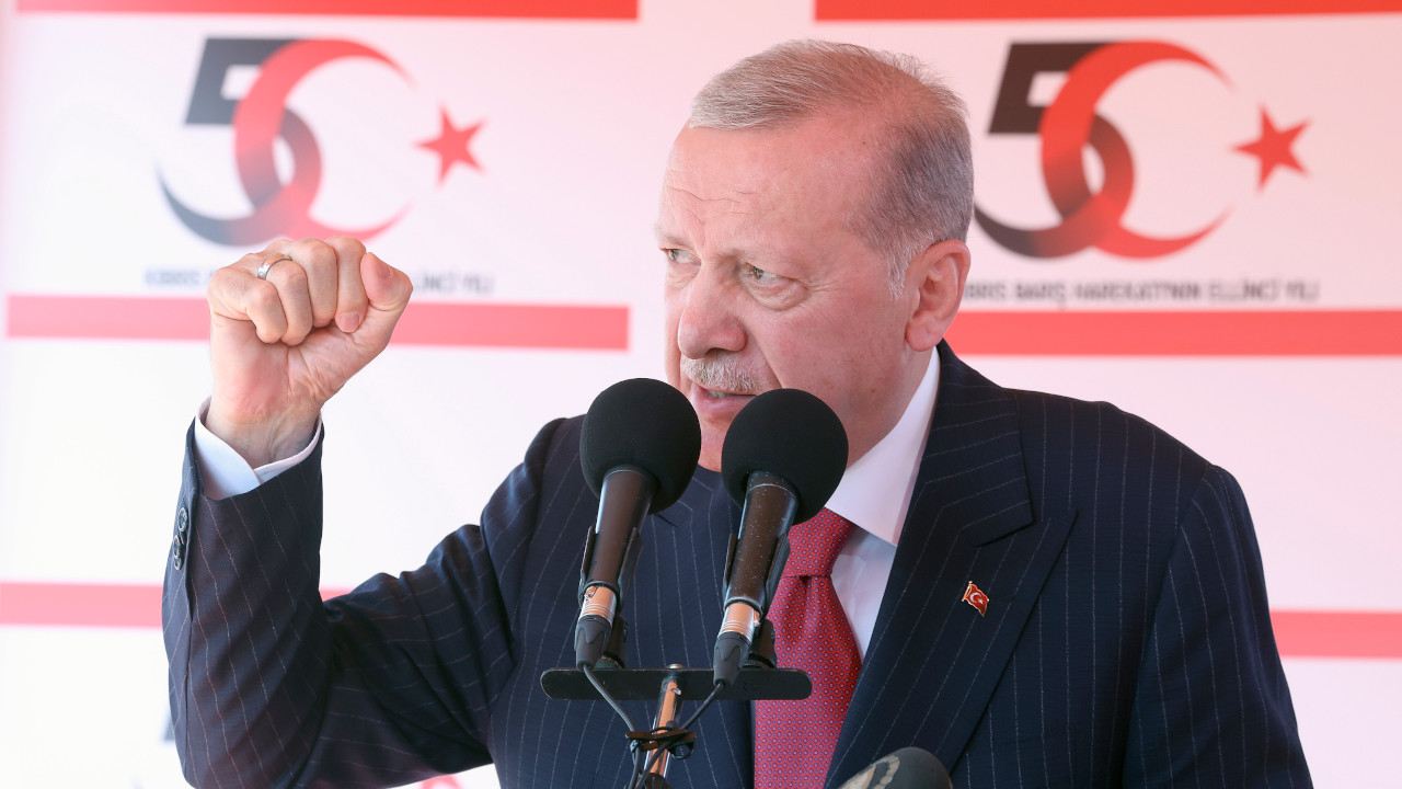 Erdoğan: Kıbrıs'a deniz üssü inşa etmeye hazırız