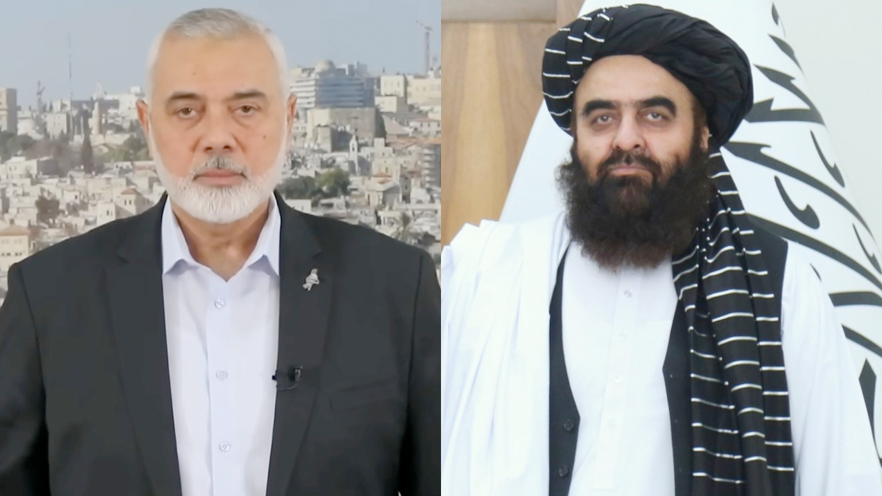 Afganistan Dışişleri Bakanı Muttaki Hamas lideri Haniye ile görüştü
