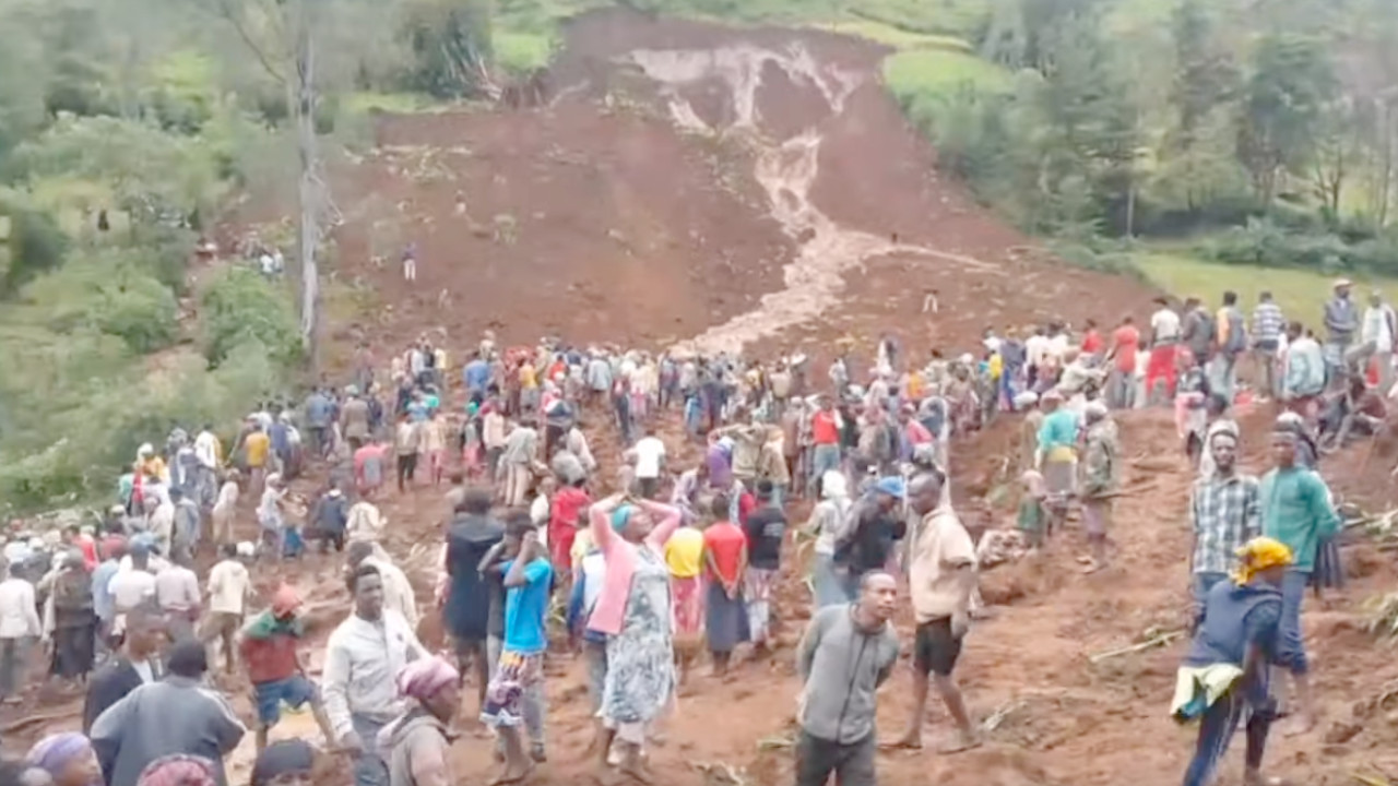 Etiyopya'daki toprak kaymasında ölü sayısı 500'ü bulabilir