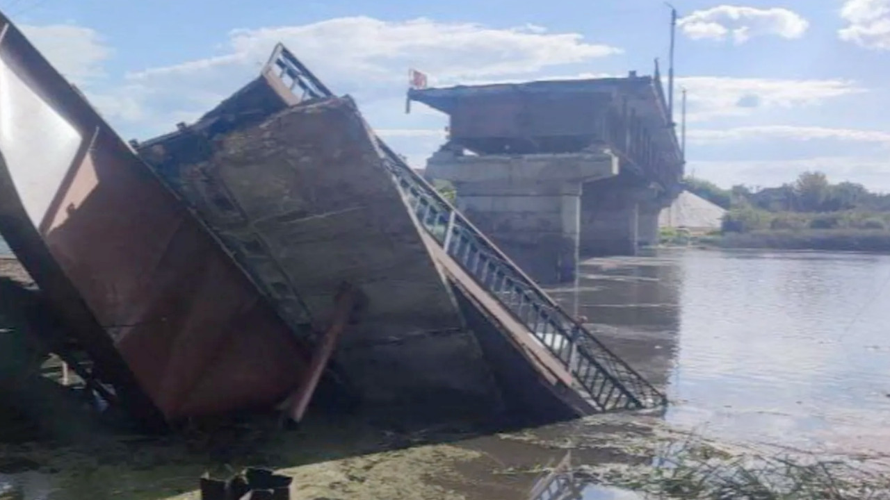 Ukrayna Rusya için kilit öneme sahip köprüyü yok etti