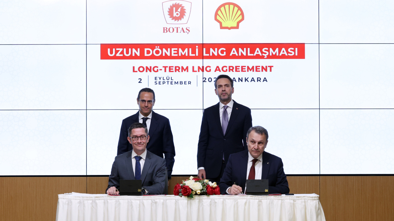 Türkiye ile Shell arasında doğal gaz anlaşması