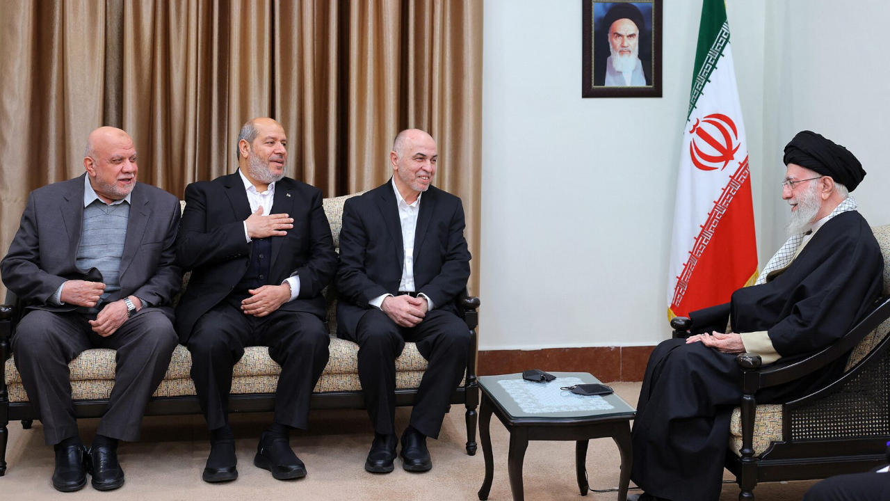 Hamas heyeti Hamaney'i ziyaret etti