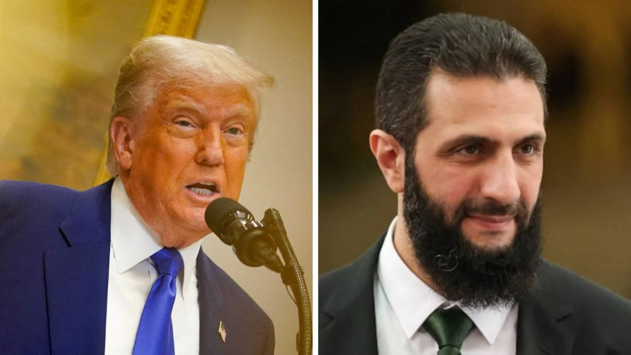Trump Katar'a geçmeden önce Şara ile bir araya gelecek