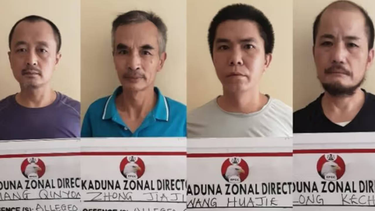 Nijerya'da kaçak madencilik yapan dört Çinli 5 yıl hapse çarptırıldı