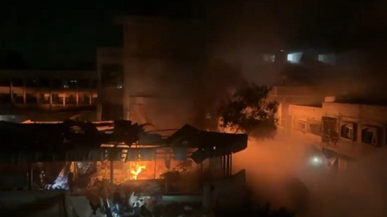 İsrail Gazze'de okula sığınan sivilleri yakarak katletti