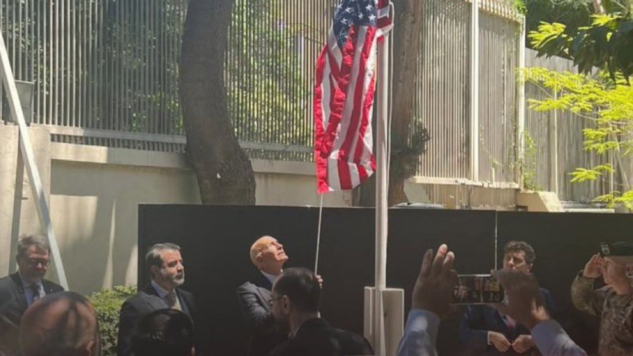 Şam'daki ABD Büyükelçilik konutu açıldı