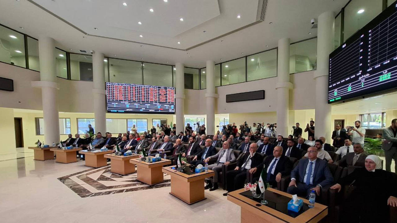 Şam borsası 6 ay kapalı kaldıktan sonra yeniden açıldı
