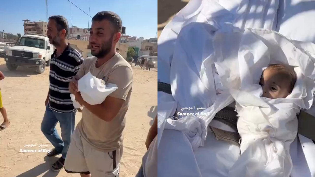 İsrail Gazze'de 5 aylık bir bebeği açlıktan öldürdü