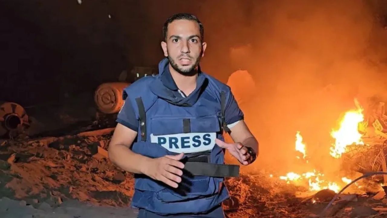 İsrail Gazze'nin sesi olan gazeteci Enes eş Şerif'i katletti