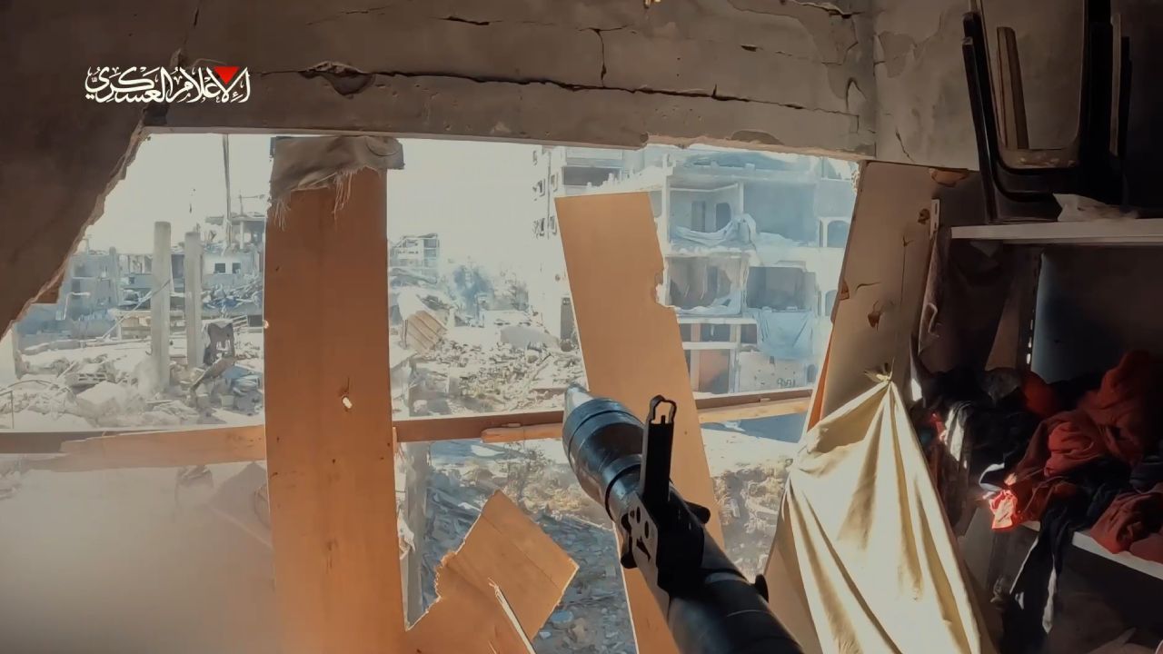 Kassam Tugayları Gazze kent merkezine saldıran İsrail ordusunu hedef alıyor