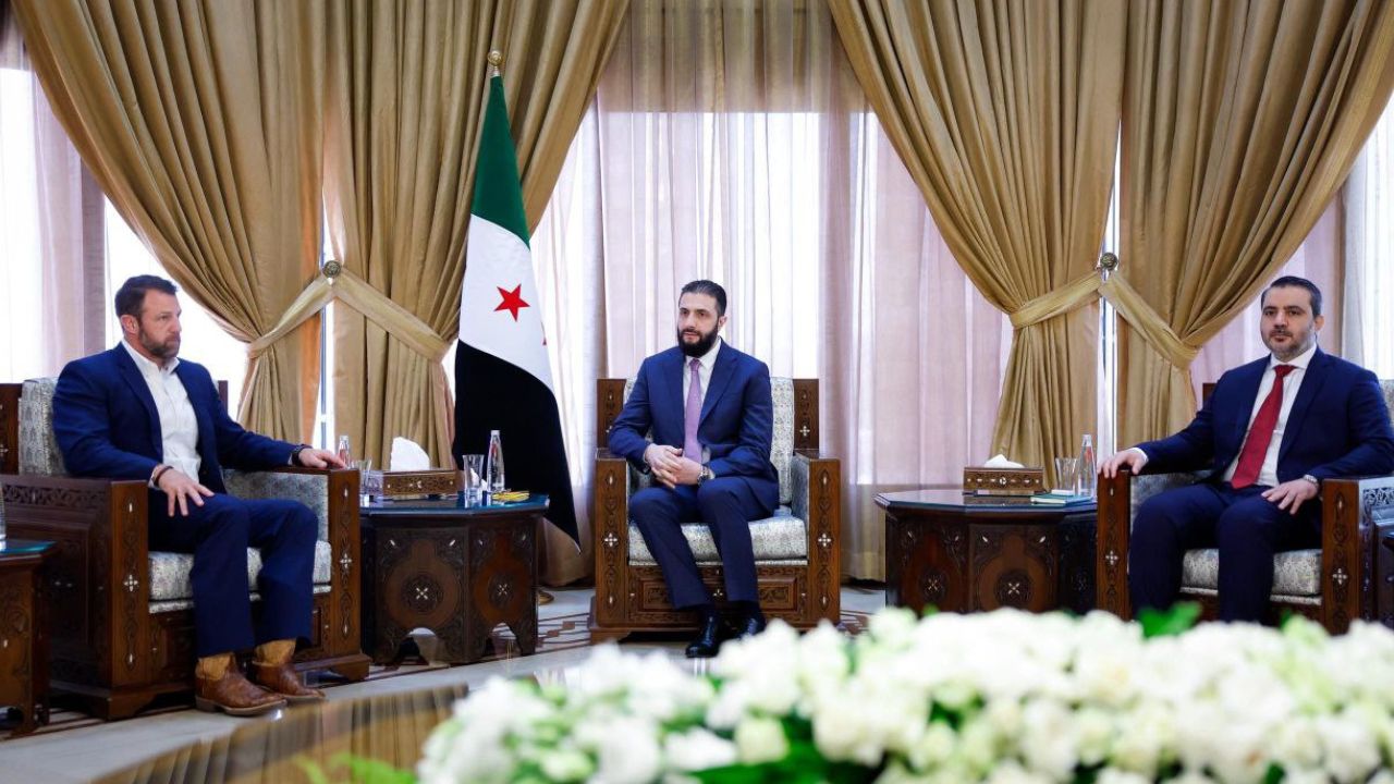 Suriye Devlet Başkanı Ahmed Şara ABD Kongre heyetini kabul etti