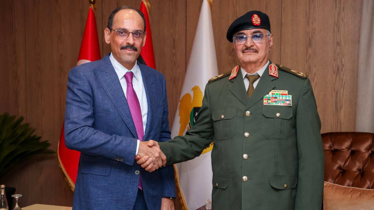 MİT Başkanı Kalın Libya'da Hafter ile görüştü