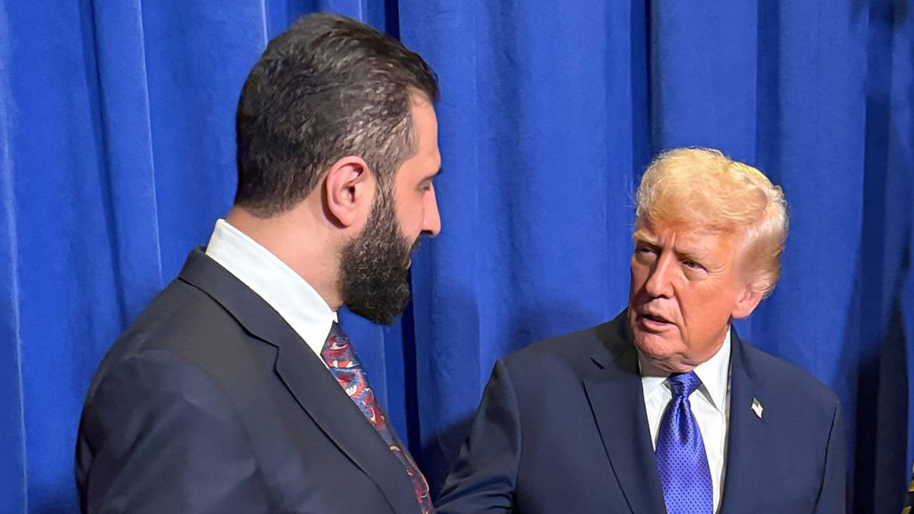 Suriye lideri Şara ABD Başkanı Trump ile bir araya geldi