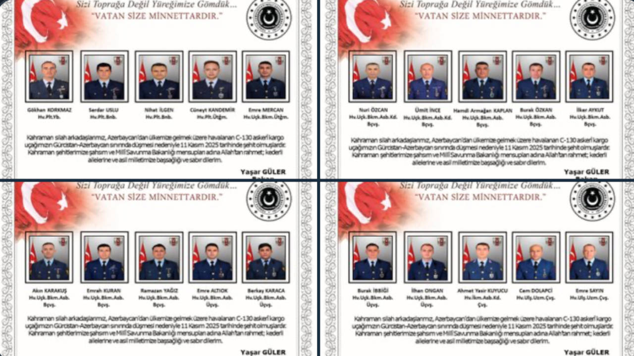 Gürcistan'da düşen C-130'dan kurtulan olmadı