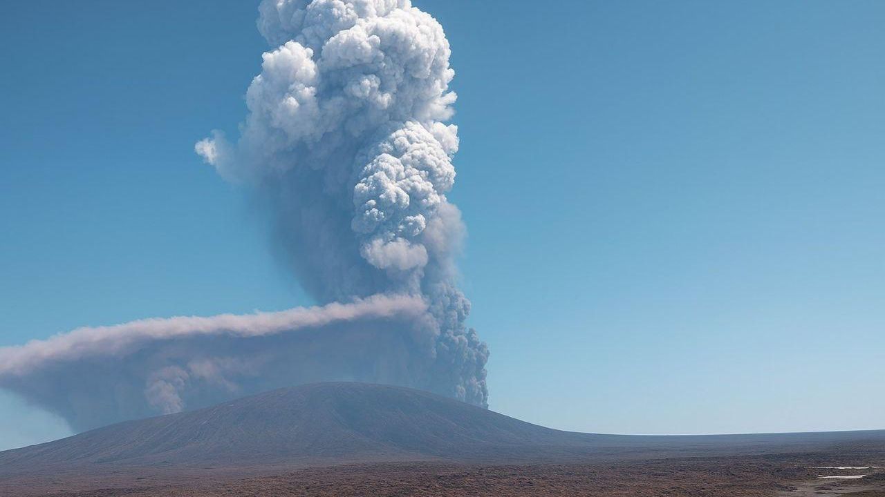Etiyopya'da yanardağ patladı