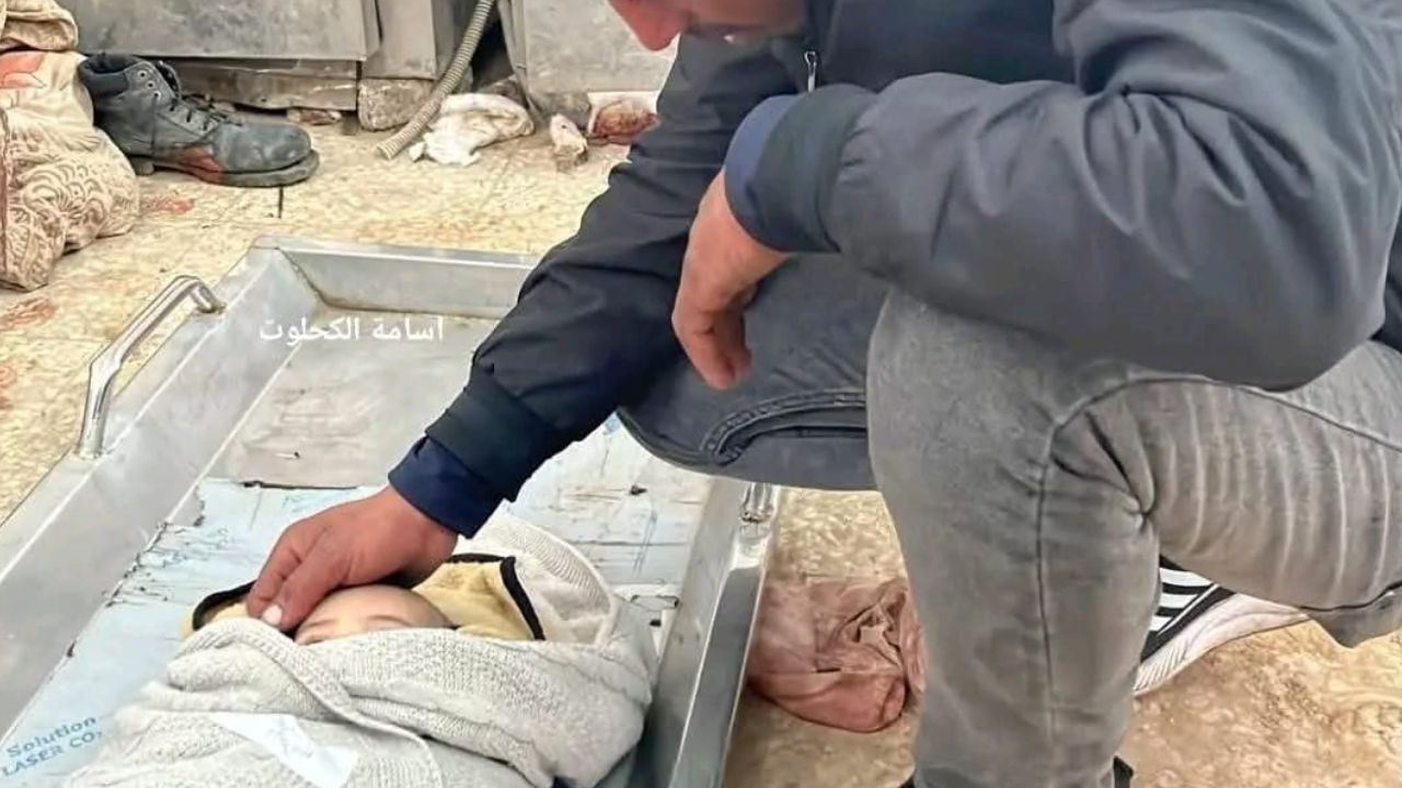 Gazze'de 3 aylık bir bebek soğuktan donarak can verdi