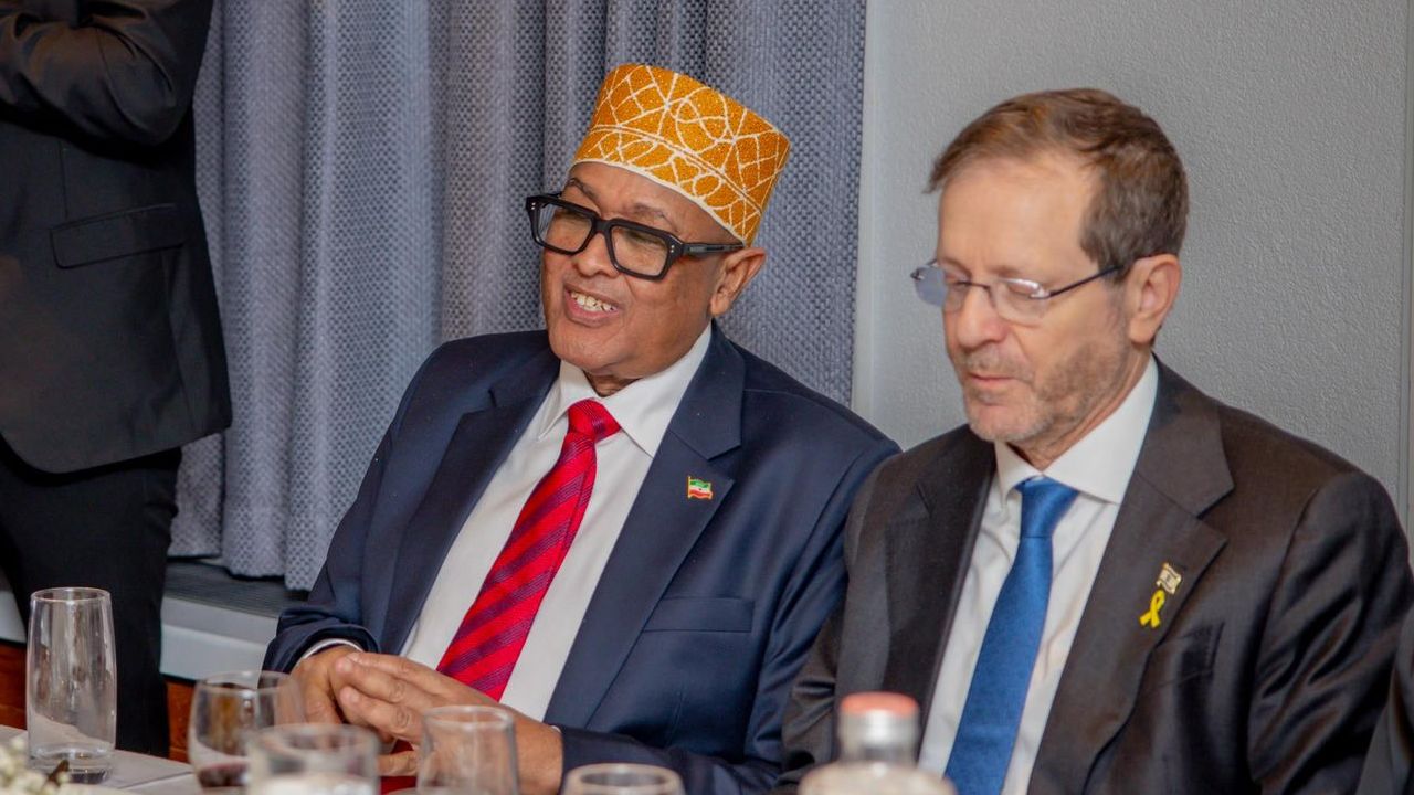 İsrail ile Somaliland cumhurbaşkanları görüştü