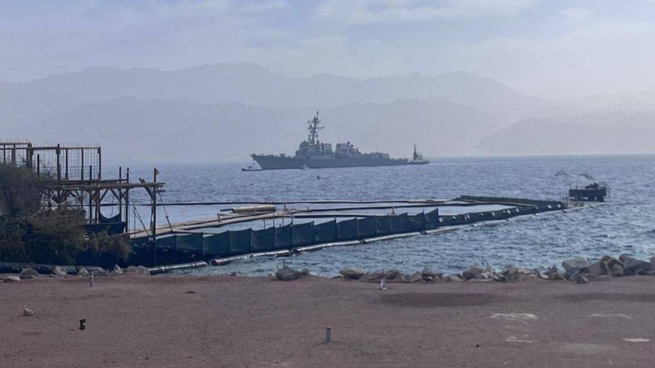ABD İsrail'in Kızıldeniz kıyısına savaş gemisi gönderdi