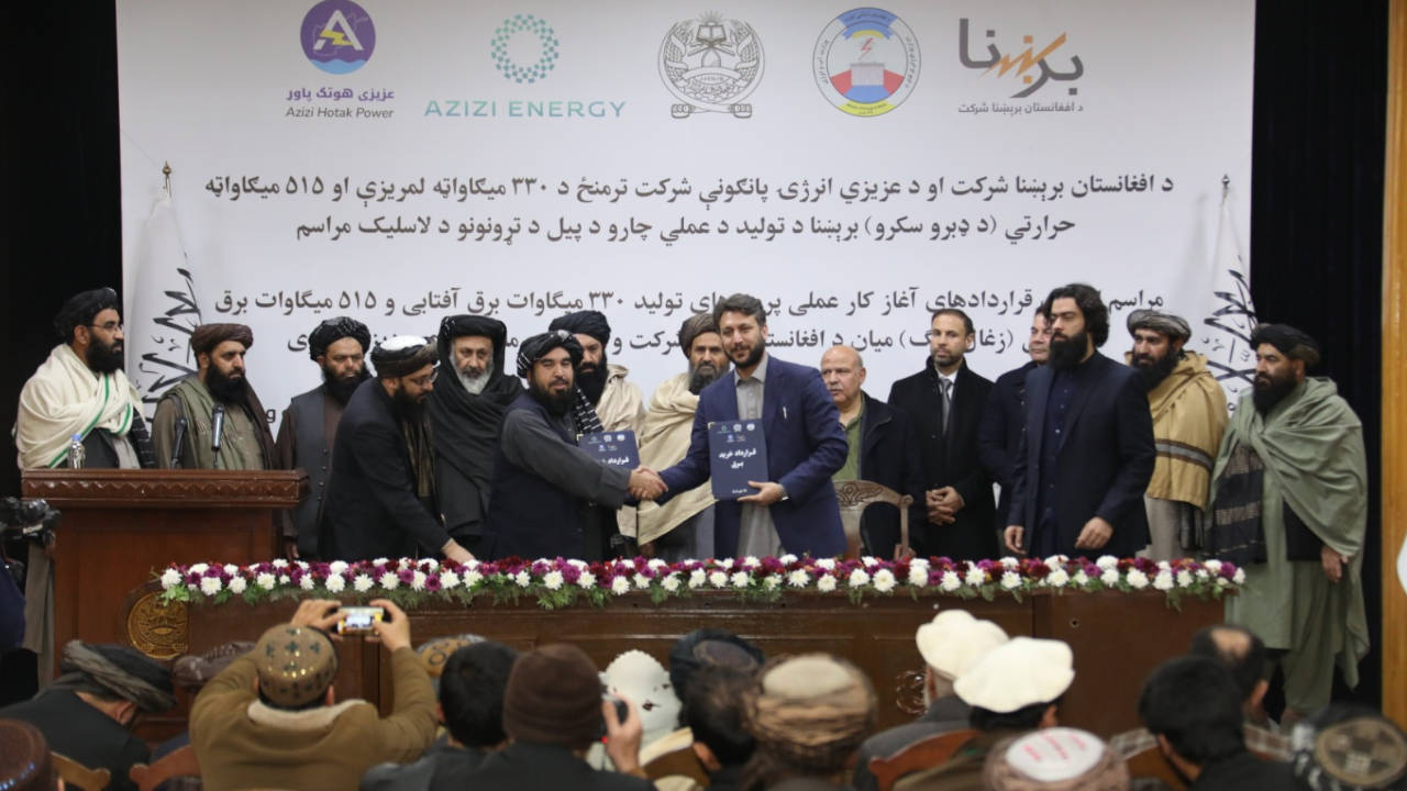 Afganistan'da beş enerji projesi için 463 milyon dolarlık anlaşma imzalandı
