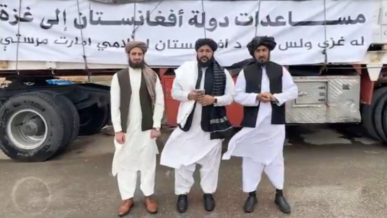 Afganistan’dan Gazze’ye 530 ton insani yardım