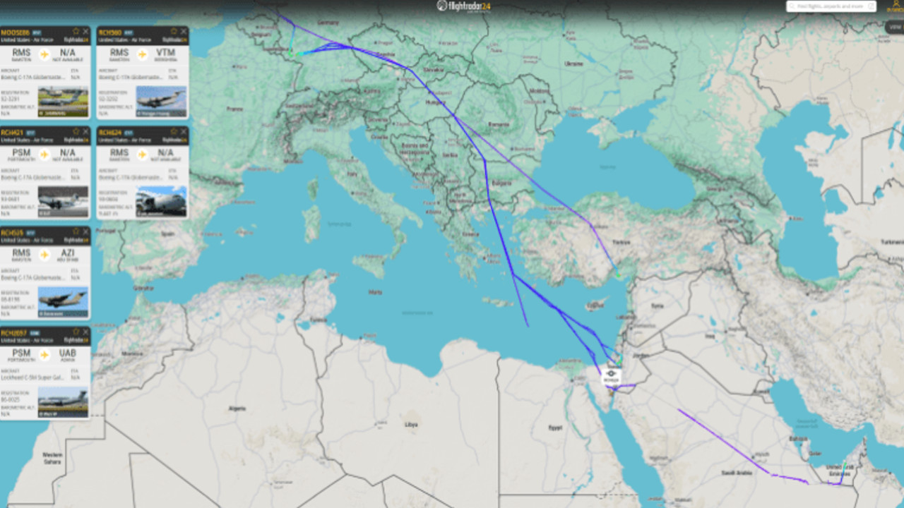 ABD’den Orta Doğu’ya yoğun askeri sevkiyat