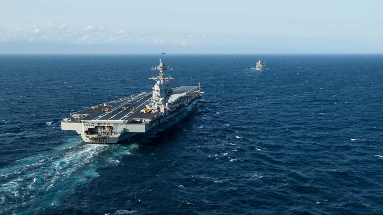 İran savaşına katılan USS Gerald R. Ford uçak gemisi Orta Doğu'dan ayrıldı
