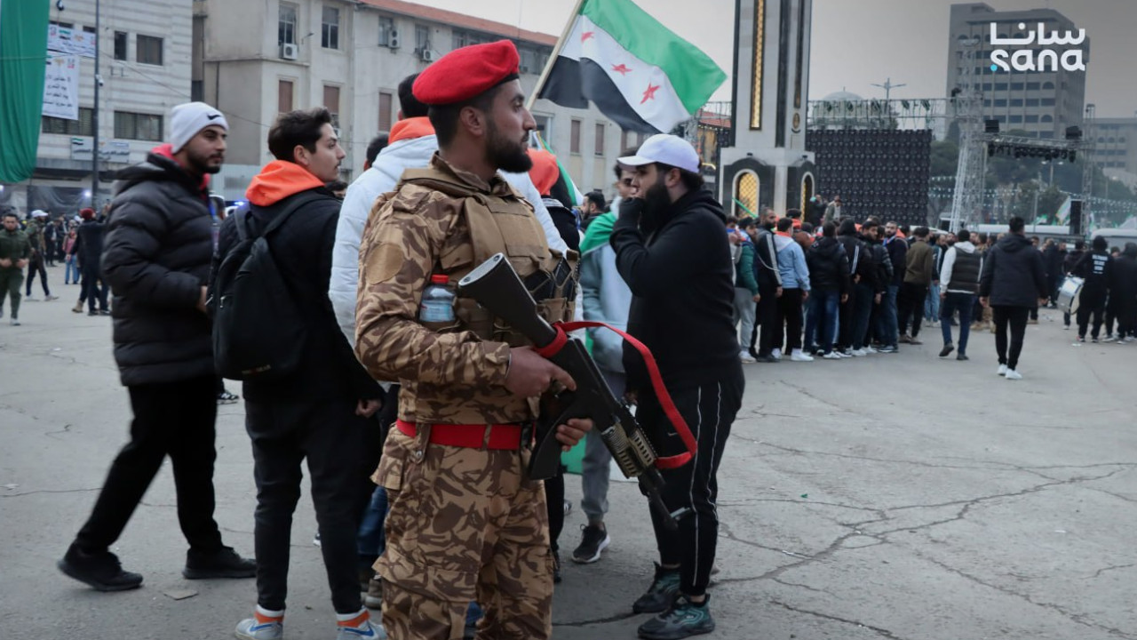 Suriye'de Esed sonrası ilk gösteri düzenlemesi