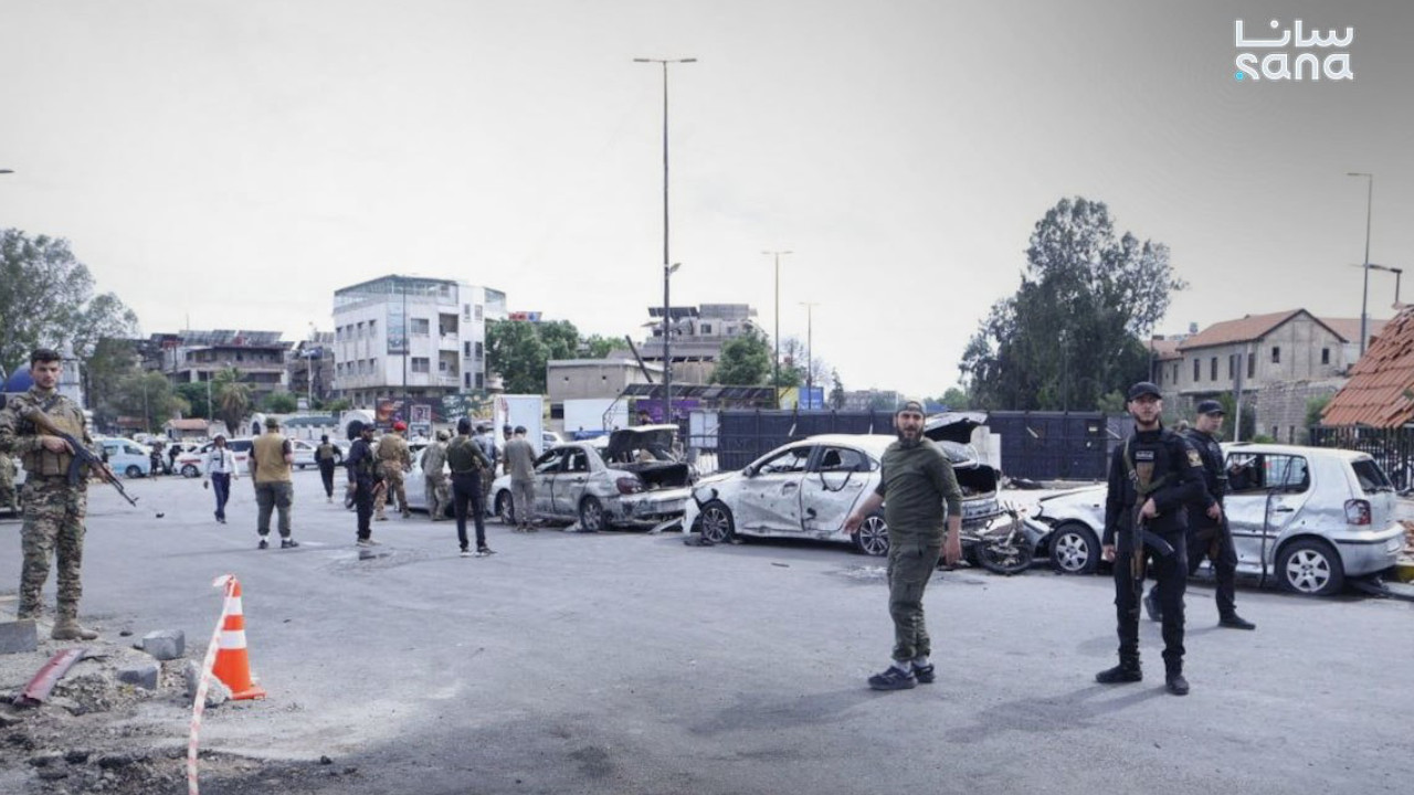 Şam’da Savunma Bakanlığı tesisi yakınında patlama