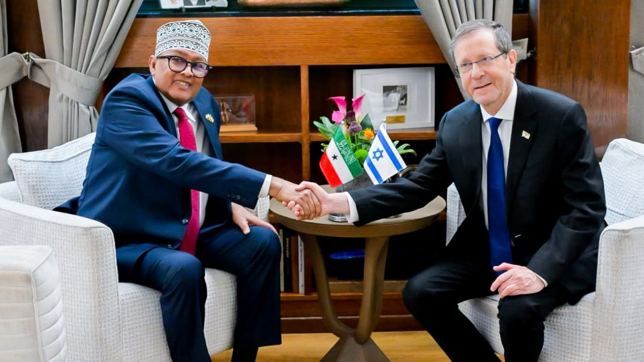 Somaliland Devlet Başkanı Abdullahi İsrail'de