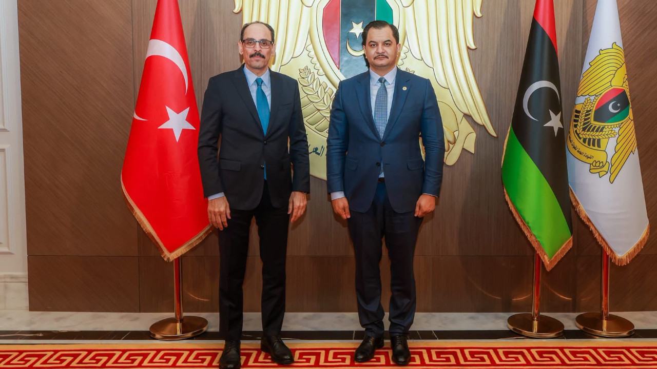MİT Başkanı Kalın, Bingazi'de Saddam Hafter ile görüştü