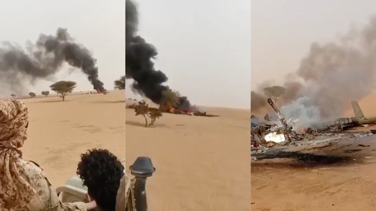 Mali'de Rus savaş uçağı ve helikopteri düşürüldü