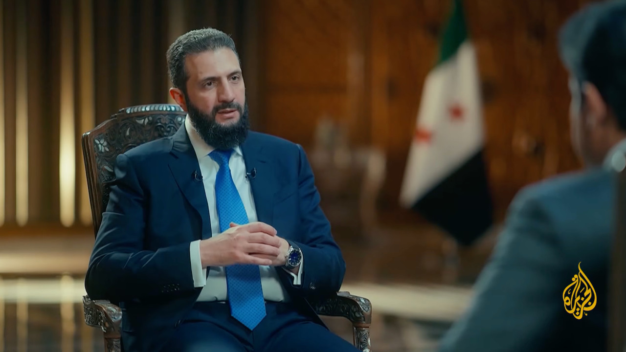 Ahmed Şara Al Jazeera'ya konuştu: İsrail ile çatışma istemiyoruz, Rusya ile yeni bir sayfa açtık