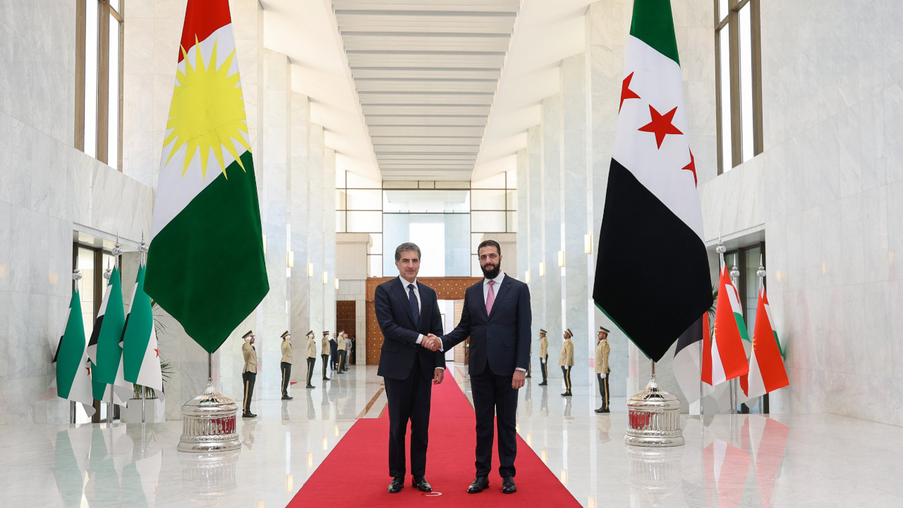 Barzani'den Şam'a ilk resmi ziyaret