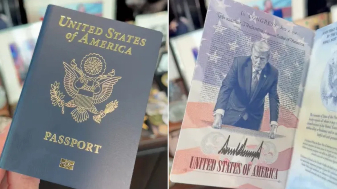 Trump'ın fotoğrafı ve imzasının yer aldığı pasaport ABD'de tartışma konusu oldu