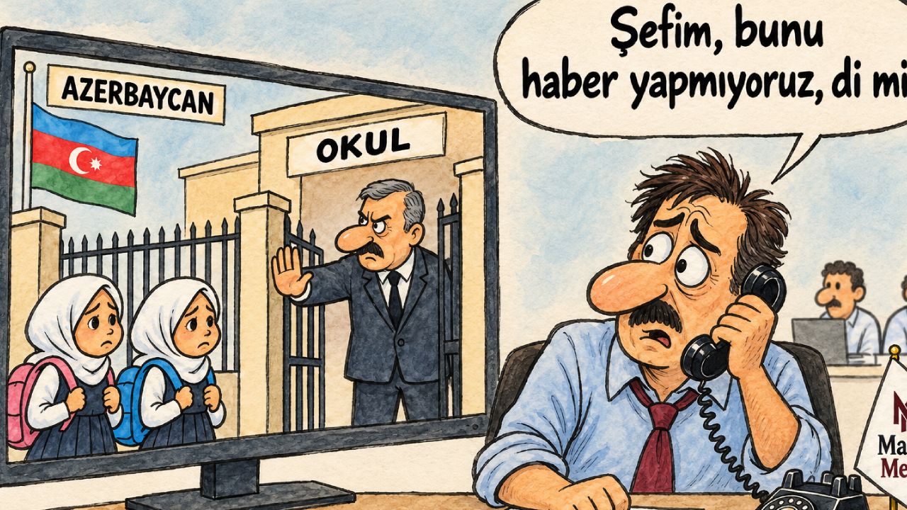 Azerbaycan'da başörtüsü yasağı ve malum medya