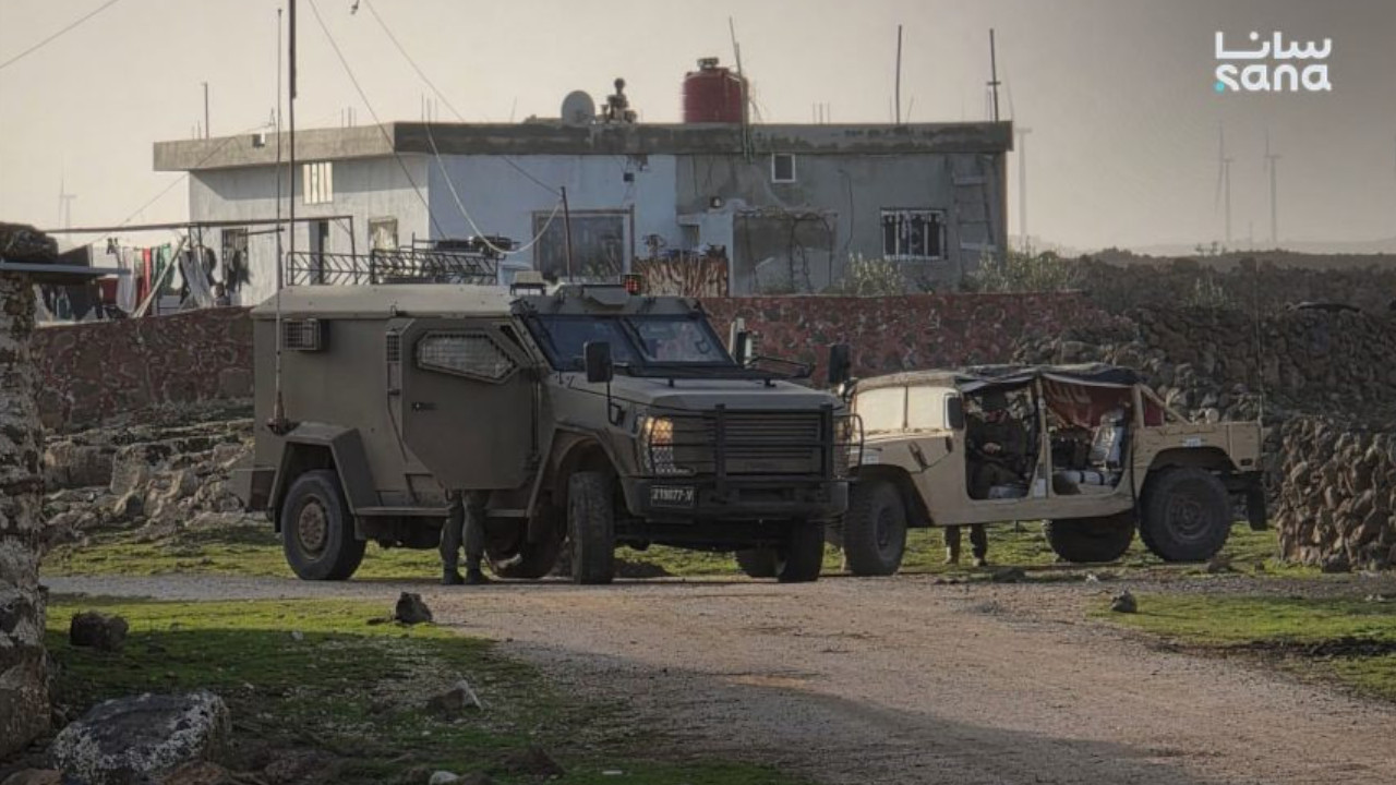 İsrail işgal güçleri Suriye'nin güneyinde tarım arazileri ve zeytinlikleri tahrip etti