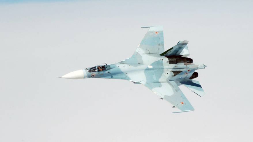Rus savaş uçağı Kırım açıklarında denize çakıldı