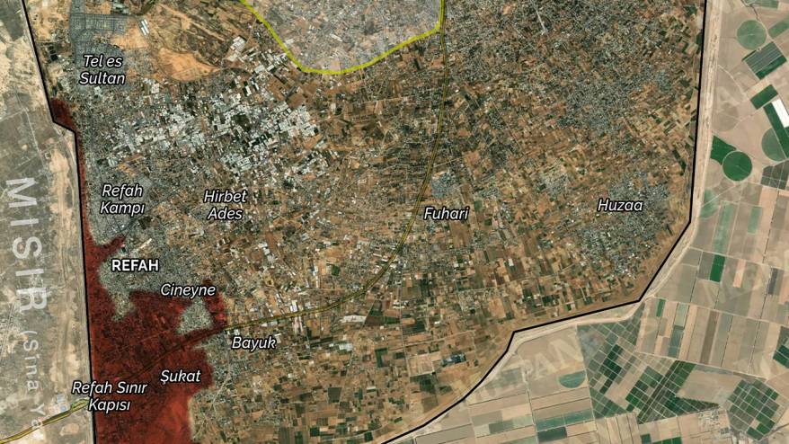 Harita | İsrail'in Refah işgalinde son durum