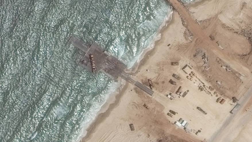 320 milyon dolara mal olmuştu: ABD'nin Gazze'deki limanı yıkıldı