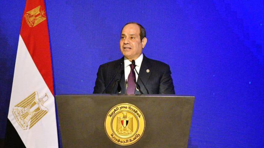 Sisi: Filistinliler yerinden edilmeden de Gazze yeniden inşa edilebilir