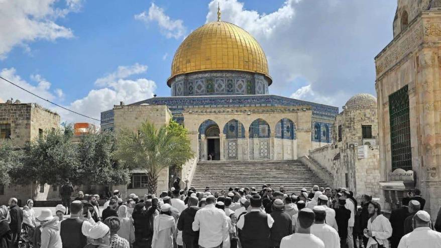 Mescid-i Aksa'ya baskın düzenleyen Yahudi yerleşimci sayısı rekor seviyeye yükseldi