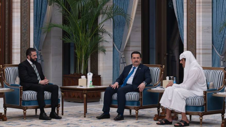 Suriye Devlet Başkanı Şara ile Irak Başbakanı Sudani görüştü