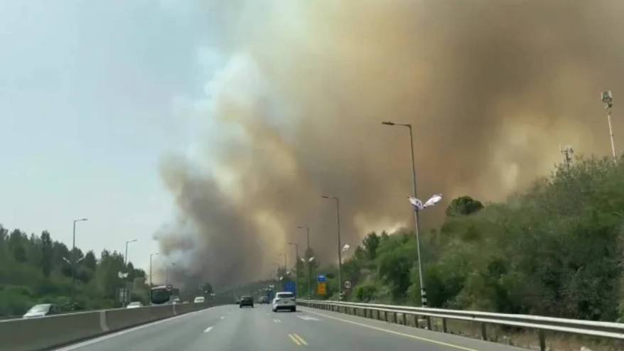 İsrail'i alevler sardı